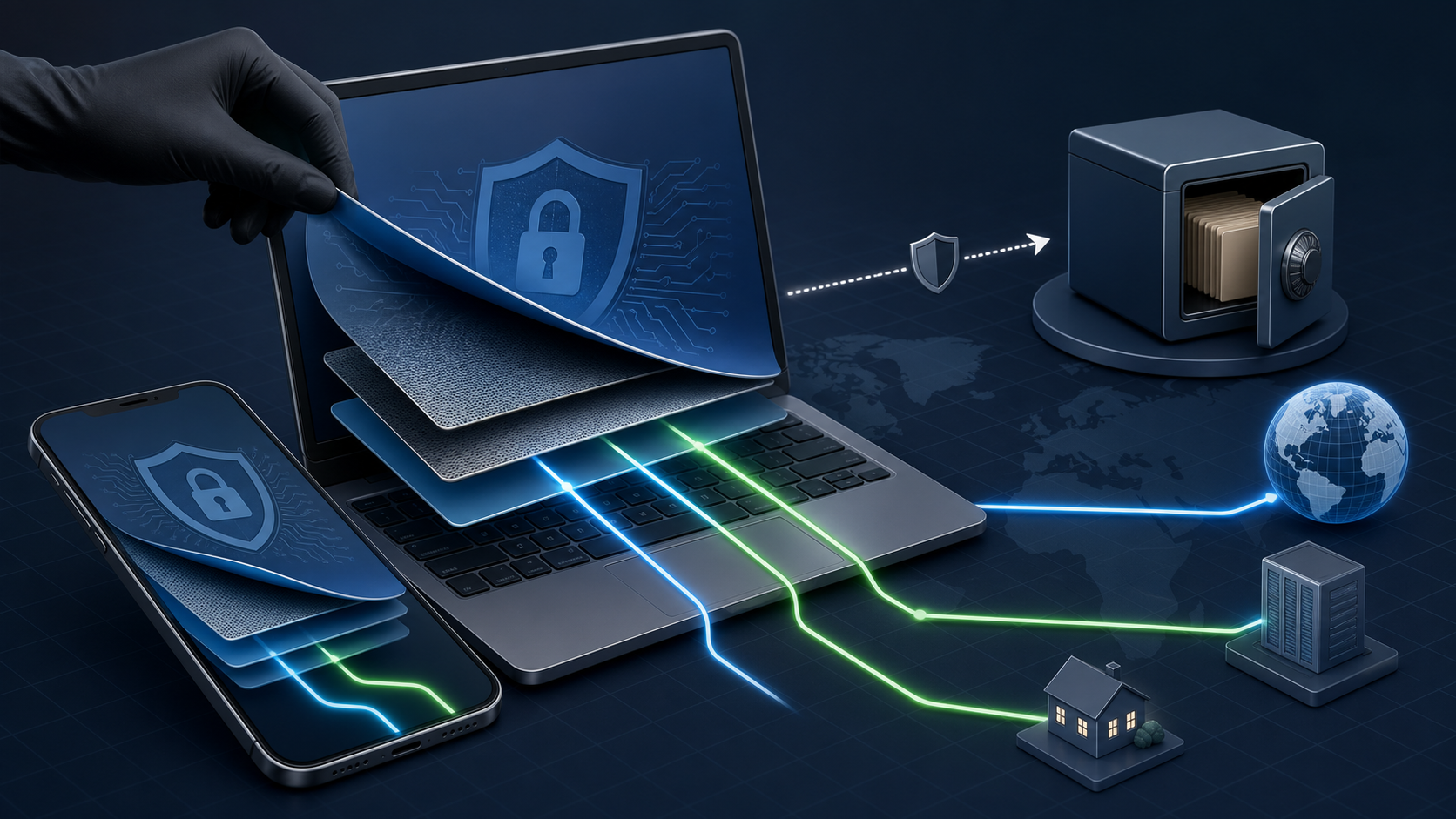 Техническая иллюстрация по теме: Как полностью удалить Streisand и сбросить VPN-профиль